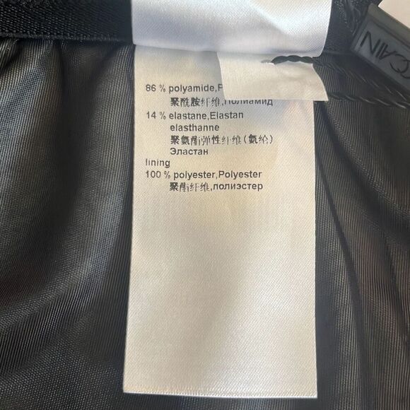 Marc Cain Sports N4 US 10 Animal Print Mini Skirt Black Green Lined $230 NWT - Picture 10 of 13